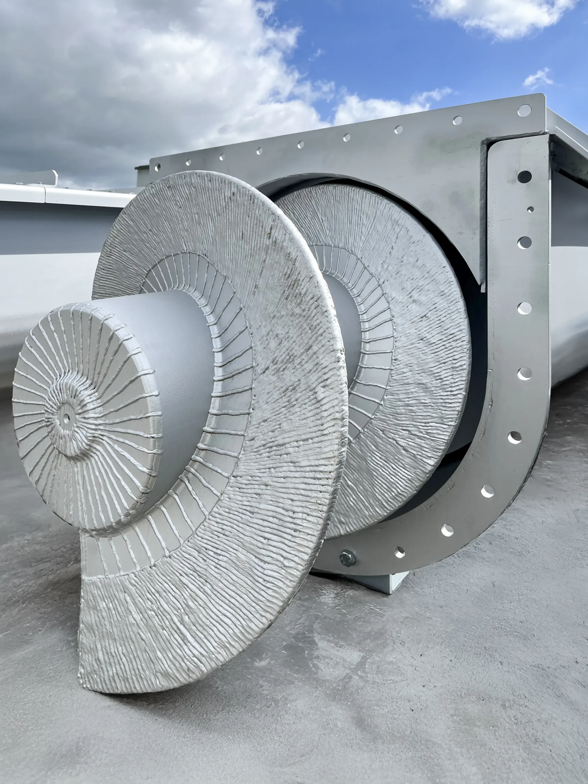 Schneckenflügel für den Transport von Schüttgütern